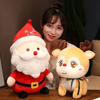 Amazon.co.jp: サンタさん おもちゃ ふわふわ 動物 生々しい 子供